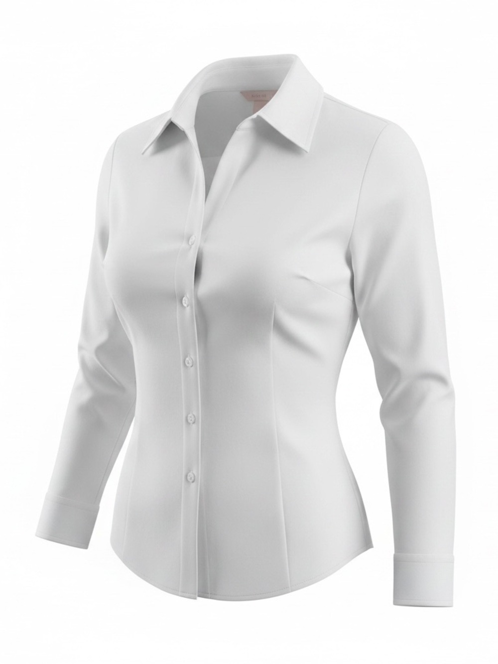 H&M Women's White Button-Down Tailored Shirt